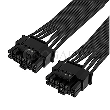 NFHK 12VHPWR ATX3.0 PCIe 5.0 Strommodularkabel 2x 16-polig 3080/3090Ti 30cm