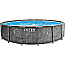 Intex 26744GN Prism Greywood Frame Pool Set 549x122cm grau