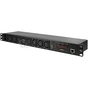 LogiLink PDU8P01 19" Steckdosenleiste 1HE 8-fach C13 schwarz