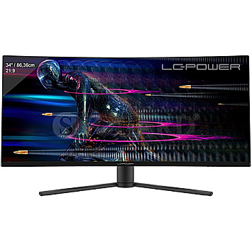 86.4cm (34") LC-Power LC-M34-UWQHD-165-C VA HDR400 UWQHD 165Hz Gaming Curved