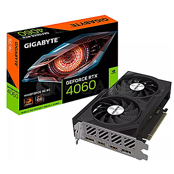 8GB Gigabyte GV-N4060WF2OC-8GD GeForce RTX4060 Windforce OC 8G