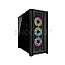 Corsair CC-9011242-WW iCue 5000D RGB Airflow Black Edition