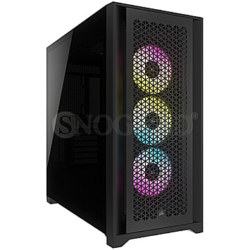 Corsair CC-9011242-WW iCue 5000D RGB Airflow Black Edition