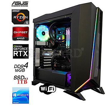 GamingLine Corsair iCue 1 R5-5600X-M2-RTX4070 OC WiFi