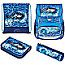 Herlitz 50043095 Loop Plus Blue Shark Schulranzen Set