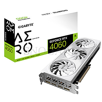 8GB Gigabyte GV-N4060AERO OC-8GD GeForce RTX4060 Aero OC 8G