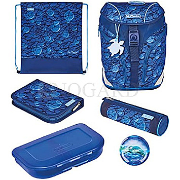 Herlitz 50043026 SoftLight Plus Deep Sea Schulranzen Set