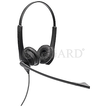 Jabra BIZ 1100 EDU Duo 3.5mm UC Headset schwarz