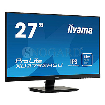 68.6cm (27") Iiyama ProLite XU2792HSU-B1 IPS Full-HD LautsprecherBlaulichtfilter