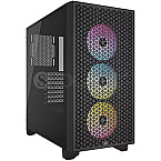 Corsair CC-9011255-WW 3000D RGB Airflow Tempered Glass Black Edition