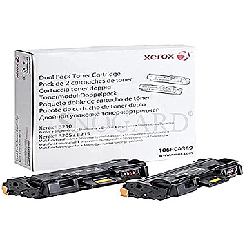 Xerox 106R04349 Toner 2x 3000 Seiten Duo Pack schwarz