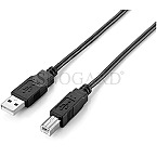 Equip 128863 USB 2.0 Typ-A/B Anschlusskabel / Druckerkabel 1m Stecker schwarz