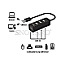 Equip 128955 USB 2.0 Hub 4 Port schwarz