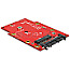 DeLOCK 62636 Konverter Micro SATA 22 Pin -> M.2 NGFF 1.8"