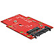 DeLOCK 62636 Konverter Micro SATA 22 Pin -> M.2 NGFF 1.8"