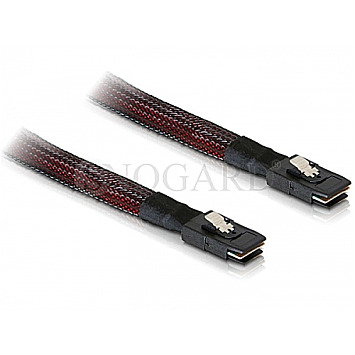 DeLOCK 83073 SAS SFF-8087 -> SFF-8087 36pin 1m schwarz/rot