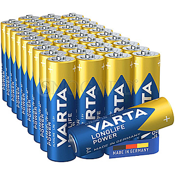 Varta 04906124354 Longlife High Energy Power Mignon AA 40er Pack