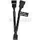 Thermaltake AC-060-CO1OTN-F1 TTMOD PWM Fan 4pin Y-Kabel 3er Pack
