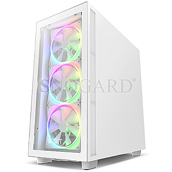 NZXT CM-H71EW-02 H7 Elite 2023 Tempered Glass All White