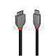 Lindy 36621 Anthra Line USB 3.2 Typ-C/USB 3.2 Micro Typ-B 1m schwarz