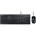 ASUS U2000 Keyboard + Mouse Set QWERTZ USB schwarz