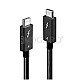 Lindy 31120 Thunderbolt 4 Kabel passiv 1m schwarz