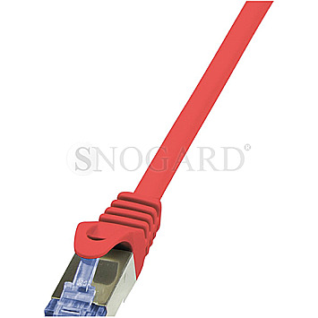 LogiLink CQ3014S PrimeLine Patchkabel S/FTP CAT6a 25cm rot