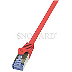 LogiLink CQ3024S PrimeLine Patchkabel S/FTP CAT6a 50cm rot