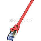 LogiLink CQ3064S PrimeLine Patchkabel S/FTP CAT6a 3m rot