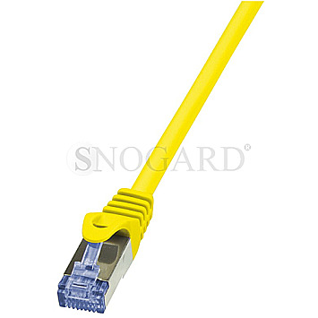 LogiLink CQ3077S PrimeLine Patchkabel S/FTP CAT6a 5m gelb