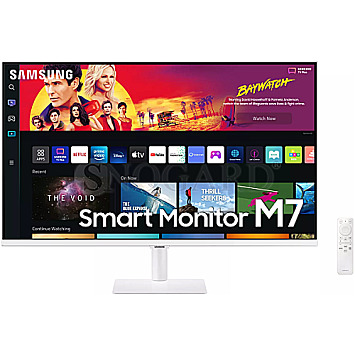 81.3cm(32'') Samsung Smart Monitor M7 M70B 2023 VA HDR 4K UHD Lautsprecher white