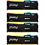 128GB Kingston KF552C40BBAK4-128 FURY Beast RGB DDR5-5200 Kit schwarz
