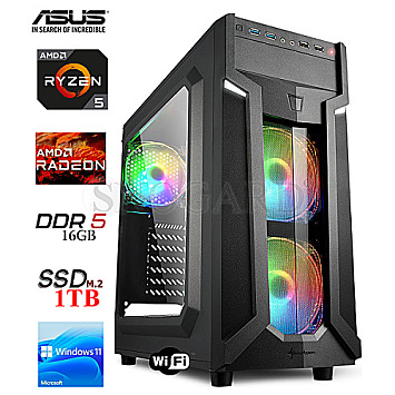 GamingLine R5-7500F-M2-RX7700XT RGB WiFi