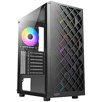 Azza CSAZ-280B Spectra 280B Gaming ARGB Window Black Edition