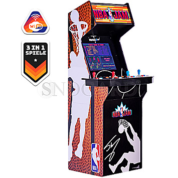 Arcade1up NBS-A-200811 NBA Jam SHAQ XL 3in1 WiFi Enabled Arcade Machine