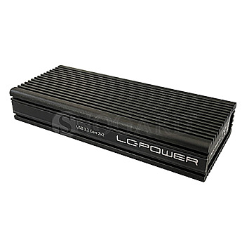 LC-Power LC-M2-C-NVME-2X2 M.2 2280 SSD Case USB-C 3.2 schwarz