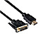 Club 3D CAC-1210 HDMI -> DVI-D Adapterkabel bidirektional 2m schwarz