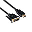 Club 3D CAC-1210 HDMI -> DVI-D Adapterkabel bidirektional 2m schwarz