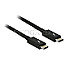 DeLOCK 84845 Thunderbolt 3 Kabel 2x USB-C Stecker 1m schwarz