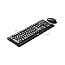 Philips SPT6307BL Compact Wireless Keyboard Mouse Combo QWERTY schwarz