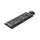 Philips SPT6307BL Compact Wireless Keyboard Mouse Combo QWERTY schwarz