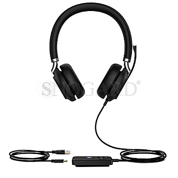 Yealink UH38 Dual UC USB-A Bluetooth 5.1 Headset schwarz