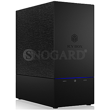 ICY BOX IB-RD3621-C31 External 3.5" SATA RAID Case USB-C 3.1 schwarz