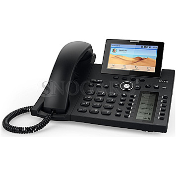 Snom D385N VoIP Telefon schwarz