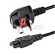 StarTech PXTNB3SUK1M UK Laptop Ladekabel BS 1363 auf C5 2.5A/250V 1m schwarz