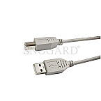 Synergy 21 S215188 USB 2.0 Typ A Stecker auf USB 2.0 Typ-B Stecker 5m grau