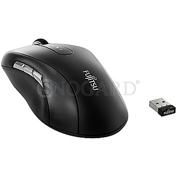 Fujitsu S26381-K473-L100 WI960 Wireless Blue LED Mouse USB schwarz