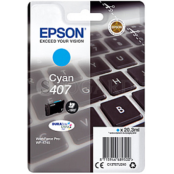 Epson C13T07U240 407 Tinte 38.1ml cyan