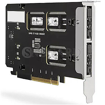 ICY DOCK MB842MP-B ToughArmor PCIe 4.0 x8 Wechselrahmen 2x M.2