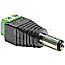 DeLOCK 65487 Terminalblock 2pin -> DC 2.5 x 5.5mm Stecker Adapter